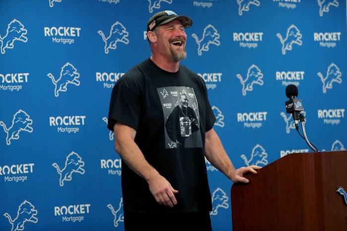 Detroit Lions head coach Dan Campbell